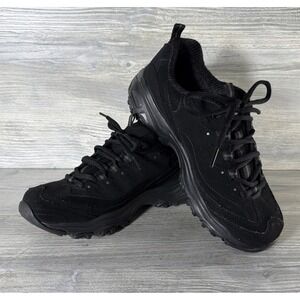 Skechers D'Lites 11949 Black Memory Foam Athletic Sneakers Women's Size US 8.5